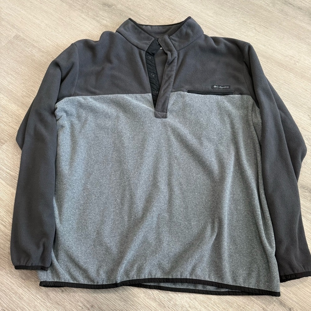 Columbia Charcoal Fleece Jacket